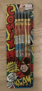 Brooks Pentech Comix Pencils 5 Super Charged Pencils 1992 - Picture 1 of 2