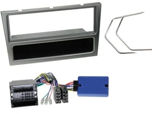 Radio Einbauset 1 DIN mit LFB für Opel Corsa C (X01) 2004-2006 aluminium - Bild 1 von 1