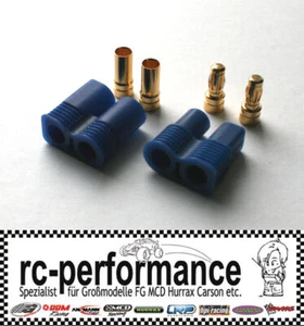 EC3 Stecker + Buchse 3,5 mm Goldkontakt Parkzone Horizon Losi FG MCD HPI - Bild 1 von 1