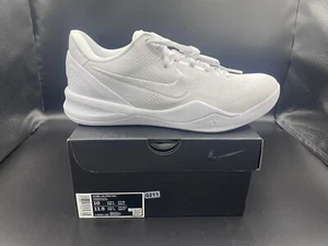 Nike Kobe 8 Protro Halo Triple White FJ9364-100 Men's New Men’s Size 10 - Picture 1 of 8