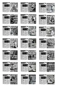 1:24 1:25 G scale model car Weekly World News tabloid newspapers - Picture 1 of 1