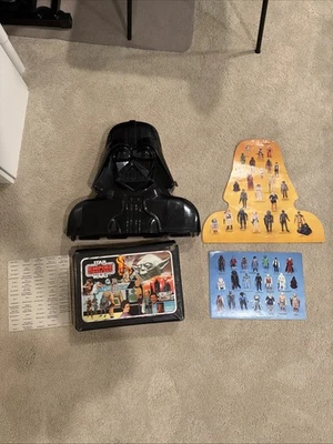 Star Wars The Empire Strikes Back Carrying Case Lot of 2 Darth Vader w Stickers - Image 1 of 4