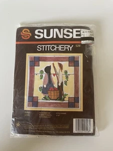 Sunset Stitchery Kit #528 First Love 6 Sets inkl. Passend für Rahmen 5”x 5” Neu Bedruckt - Bild 1 von 8