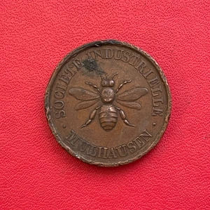 Elsass. Mulhouse. Schöner Token Industriegesellschaft Mulhausen, Präsenzchip - Bild 1 von 3