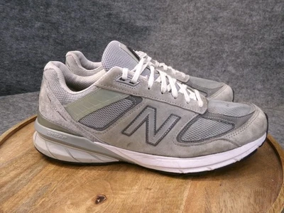 New Balance Mens M990GL5 990v5 Running Shoes Grey Suede Castlerock Size 11 D - Image 1 of 4