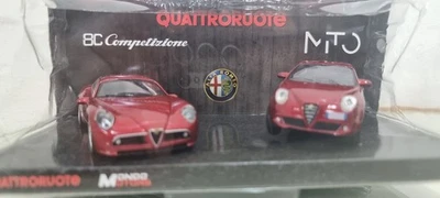 Alfa Romeo Mito e Alfa Romeo 8C Competizione - Cofanetto Quattroruote - 1/43 - Immagine 1 di 4