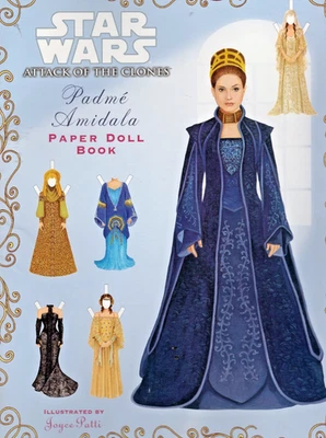 Libro Muñeca Papel Padme Amidala Star Wars Ataque de los Clones Todas las piezas incluidas Foto 1 de 2