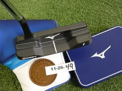 Mizuno M Craft I Black Ion 35" Putter with Headcover & Weight Kit New - Image 1 of 4