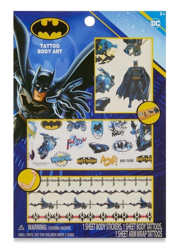 Batman Tattoo Body Art Set - Image 1 of 1