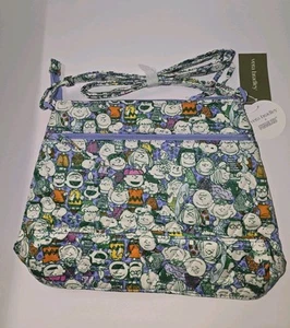 Vera Bradley Original Peanuts  Zip Hipster Purse Bag Premium Cottons SOLD OUT  - Picture 1 of 10