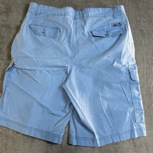 IZOD Salzwasser Herren Shorts Größe 34 Cargo Relaxed Classic Fit hellblau 10,5 Zoll - Bild 1 von 7