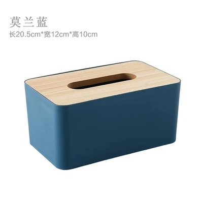 Tissue Storage Box Pp Travel Holder Home Decor Desk Topper Rectangular Case - Image 1 of 4