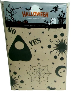 Mantel de vinilo HALLOWEEL ~ TABLERO OUIJA ~ 52" x 70" ~ Asientos 4-6 - Imagen 1 de 1