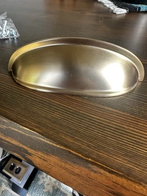 Perillas superiores M2193 Somerset taza tirador 3" (c-c) miel bronce Foto 1 de 3