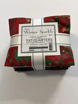 NUEVO Robert Kaufman Artison Batiks "Winter Sparkle" 20 paquetes Fat Quarter Foto 1 de 4