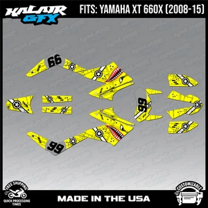 Graphics Kit for Yamaha XT 660X (2008-2015) XT-660X Predator Series - Yellow - Bild 1 von 4