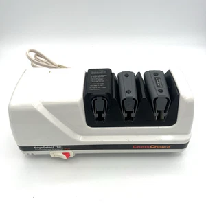 Chefs Choice Knife Sharpener EdgeSelect 120 Diamond Hone White Sharpener Plus - Picture 1 of 10