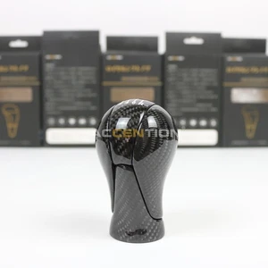 6S MT Full Real Carbon Fiber Gear Shift Knob For Nissan 370Z 2009-2019 - Picture 1 of 8