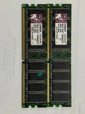 Kingston 512MB x 2 PC-3200U 400MHZ 16-chips 184-pins for Desktop - Image 1 of 4
