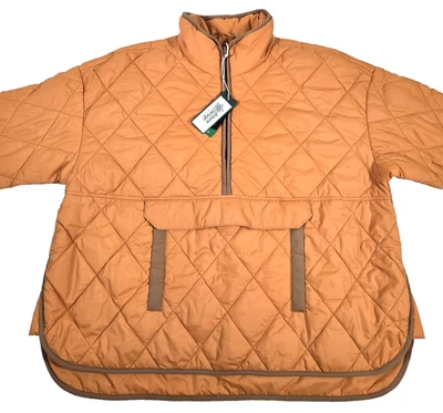 NWT Alpine Design Women's Quilted Anorak Jacket Golden Large Pullover Thermolite - Image 1 of 4