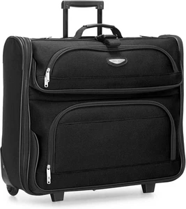 Travel Select Rollkleidersack schwarz Softside erweiterbar 2-Rollen Anzugträger - Bild 1 von 13
