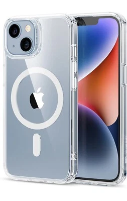 Cover Magnetica Ibrida , Compatibile con iPhone 14 ,Trasparente  , MagSafe - Immagine 1 di 4