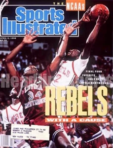 Stacey Augmon 1990 Chris Knight UNLV deportes ilustrados - Imagen 1 de 1
