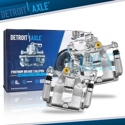 Pinças de freio a disco traseiras esquerda direita com conjunto de suportes para 2012 - 2017 Kia Rio - Imagem 1 de 4