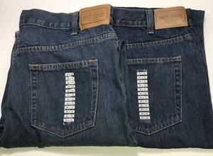 New, North Canyon Traders Heavyweight Men's 5-Pocket Jeans, 36Wx32L, 2 pair lot - Picture 1 of 2