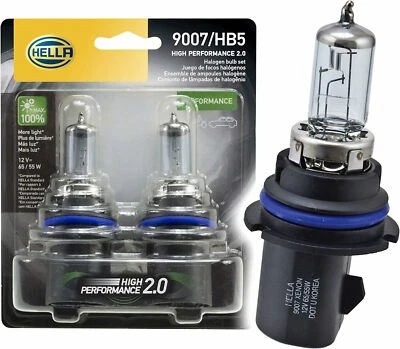 Kit Blister Doble HELLA 9007 2.0TB Bombilla Alto Rendimiento, 12V, 65/55W, Paquete de 2 Foto 1 de 2