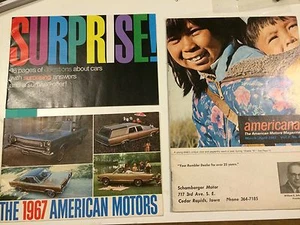 Lot of Vintage American Motors Brochures or Catalogs, 1965-1967    - Picture 1 of 7