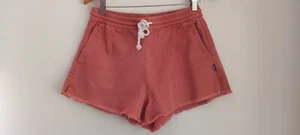 BONDS Ladies Casual Shorts Size Small Frayed Like New Terracotta Casual As New - Picture 1 of 6