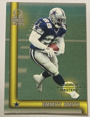 Emmitt Smith 1999 Pacific OMEGA Gridiron Masters Card #11 (3009) HOF - Image 1 of 2