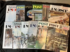 Saturday Evening Post John Falter Covers VG Art Vintage 60’s - Bild 1 von 17