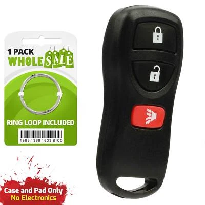 Replacement For 2002 2003 2004 2005 Nissan Xterra Key Fob Remote Shell Case - Image 1 of 3