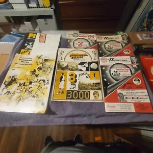 Lot Of 7 Vintage Pittsburgh Pirates Programs 1966, 69x2, 1972, 1973 And Tickets - Picture 1 of 11
