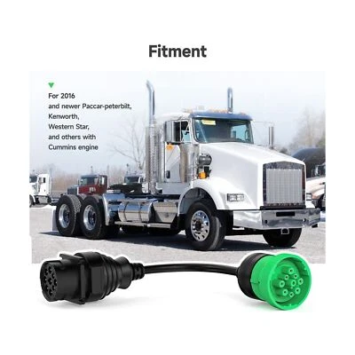 Crossover Cable CAN1 to CAN3 Diagnostics Adapter For Paccar/Peterbilt/Kenworths Foto 1 de 4