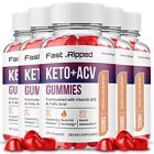Fast Ripped Keto ACV Gummies, Official Max Strength Keto ACV Gummies (5 Pack)