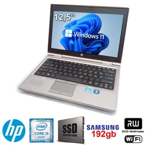 HP EliteBook 2570p Intel i5-3230M RAM 6gb SSD Samung 192gb Windows 11 - Imagen 1 de 7