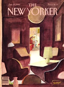 New Yorker Magazine Jan. 25, 1982 First Cover Only!! - Foto 1 di 1