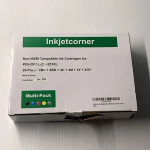Inkjet corner Non-OEM Compatible Ink Cartridges PGI-250XL / CLI-251XL (24 Pack - Picture 1 of 3