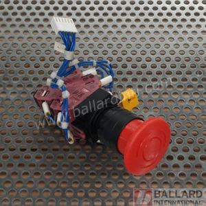 Fanuc A56L-0001-0134#3B E-Stop Button Switch Unit w/ CRM51 Connector - For RJ3iB - Picture 1 of 4