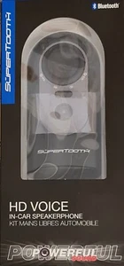 Supertooth HD Voice Incar Speakerphone Schwarz NEU OVP - Zdjęcie 1 z 3