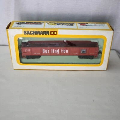 Bachmann HO Scale Burlington CG & Q E3141 42' Gondola #43-1002-16 NIB NOS - Image 1 of 4