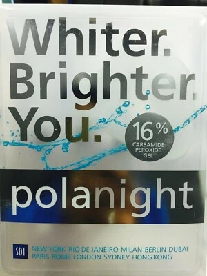 SDI Pola Night Kit 16% Sbiancante Denti Dentale Kit di 4 X 3gr Syr. - Immagine 1 di 4