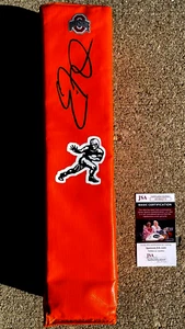 EDDIE GEORGE Heisman Trophy SIGNED End Zone Pylon JSA COA BUCKEYES Football - Picture 1 of 2