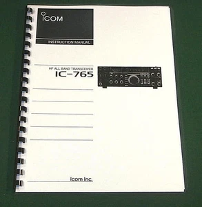Icom IC-765 Instrukcja obsługi - Magazyn kart premium i pokrowce ochronne! - Zdjęcie 1 z 1