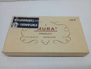 Mura Sealing Wax Set w/ 1 brass Stamps & 4 Wax Colors- England-use 3 Hands - Picture 1 of 16