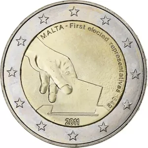[#1250820] Malta, 2 Euro, 2011, Paris, MS, Bi-Metallic, KM:132 - Picture 1 of 2