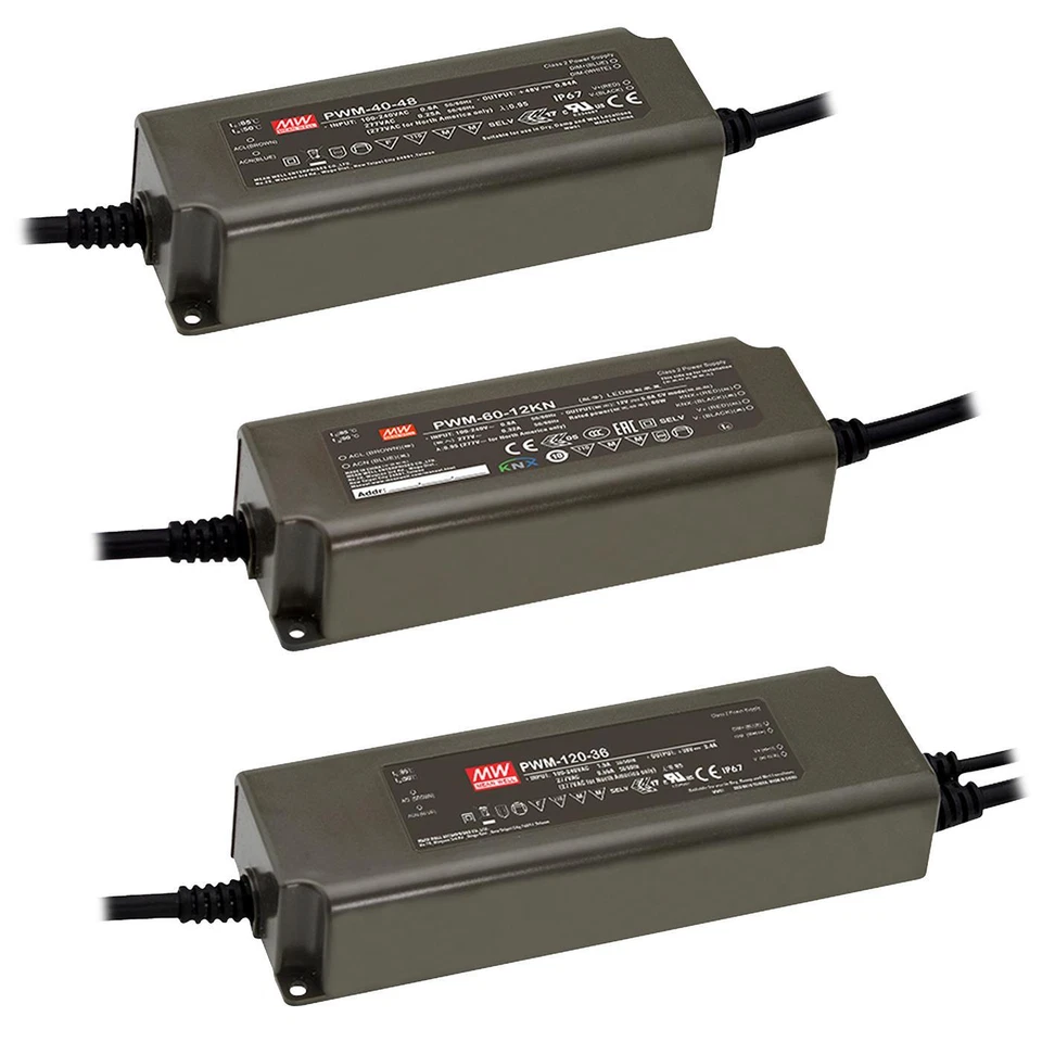 MeanWell LED Power Supplies PWM Series IP65 IP67 Transformer Driver Power supply - Bild 1 von 1